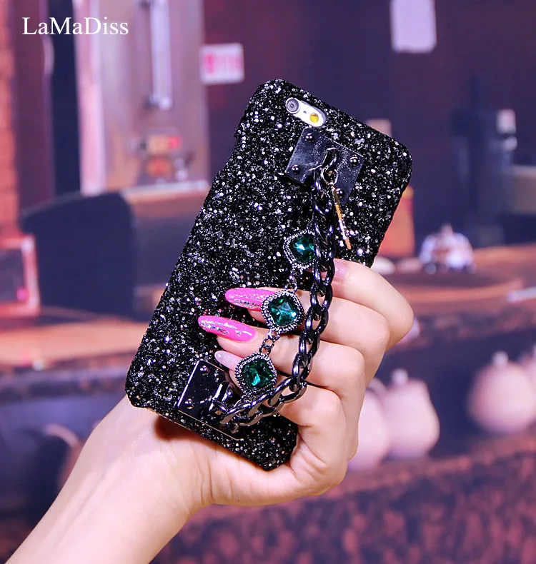 LaMaDiaa для iphone11 12 13 pro max X XS MAX XR 6s 7 8 Plus Роскошный Бриллиантовый Модный Блестящий