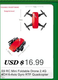 JIN XING DA JXD 523 Tracker RC Drone With HD Camera Pocket Quadcopter FPV Wifi Mini Dron VS JJRC H37 Xs809w Foldable Dron