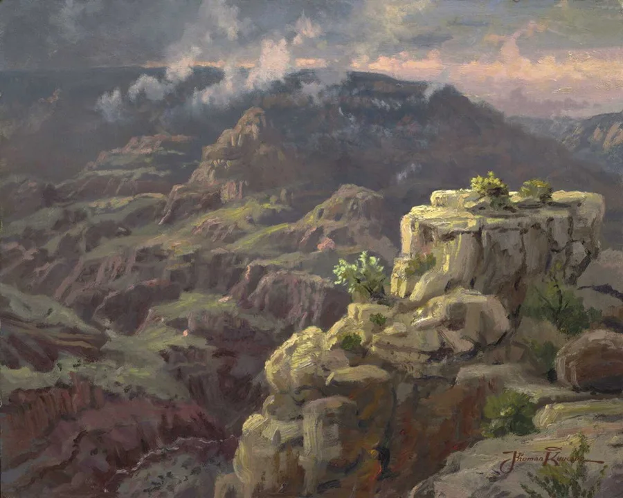 Постеры Thomas Kinkade большой каньон назад в будущее абстрактная музыка строительные
