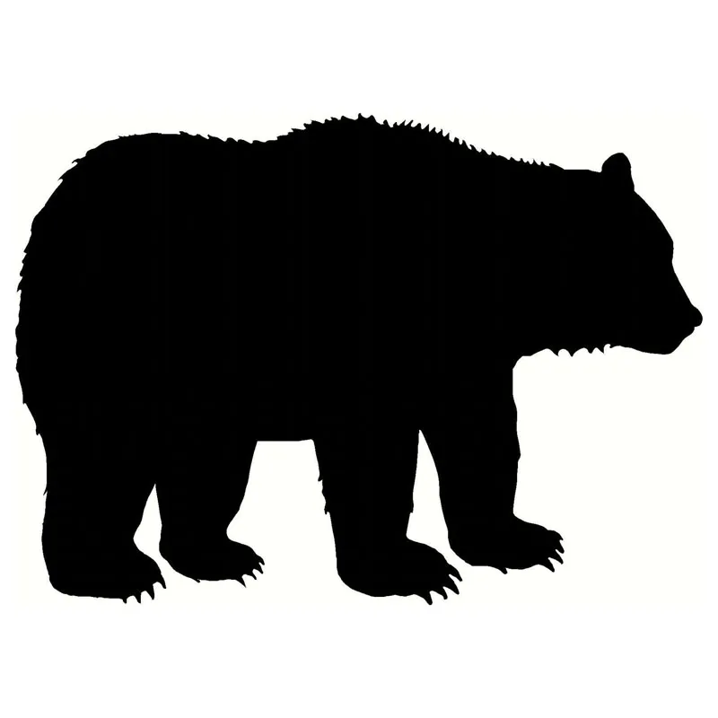 20 3*14 4 см забавная наклейка бампера гризли светоотражающая Виниловая для