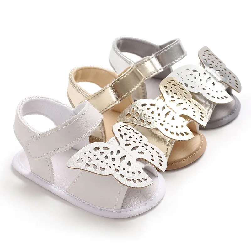 

2020 New Newborn Toddler Baby Boys and Girls Soft Sole Baby Shoes Summer sandals with cute bows