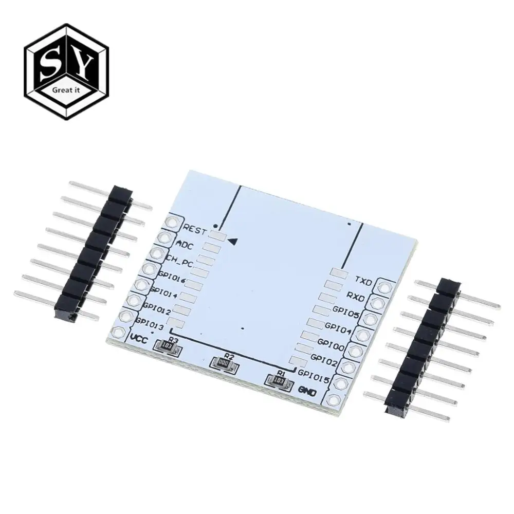 Серийный адаптер модуля Wi Fi Great IT ESP8266 1 шт. пластина подходит для ESP 07 08|wifi module|esp8266