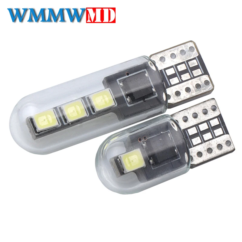 Новейший W5W led T10 3030 SMD стеклянный Автомобильный светодиодный автомобиль Боковое