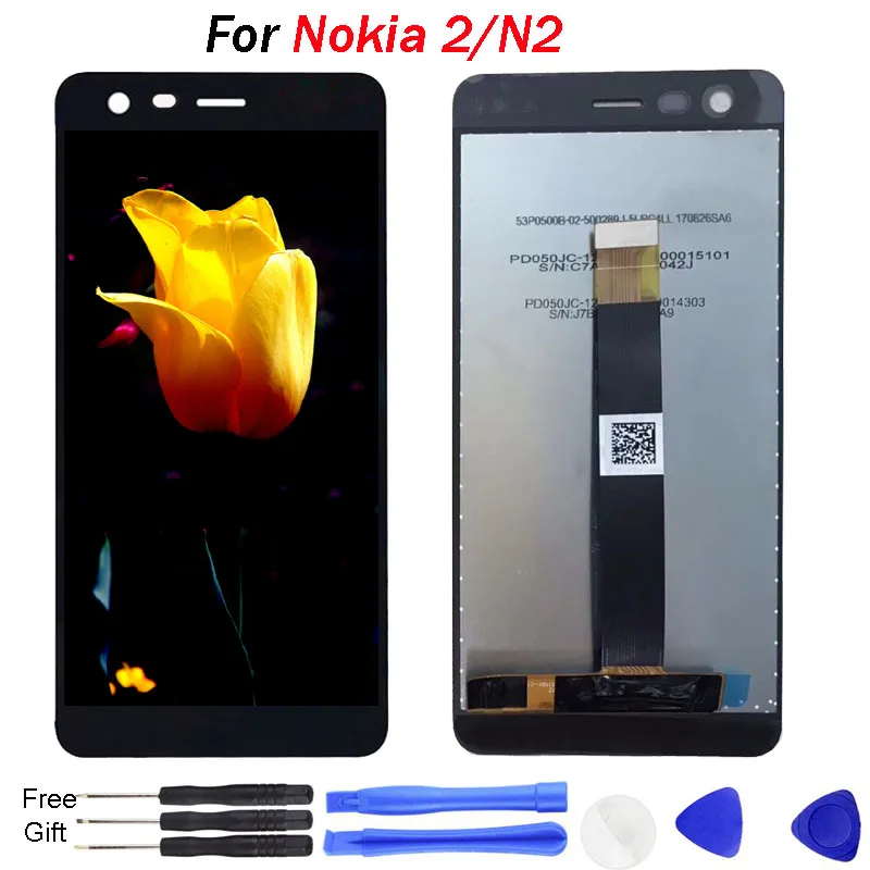 Оригинал для NOKIA 2 установка преобразователя экрана TA 1007 1029 1023 103 lcd сменный экран