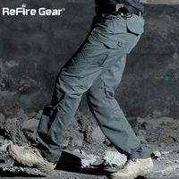 refire gear m3 waterproof tactical military pants men swat special army combat cargo pants multi pocket rip stop cotton trousers