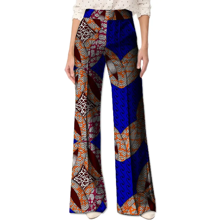 Леди Анкара Африки Для женщин Широкие Брюки Модные Дашики Африканский одежда