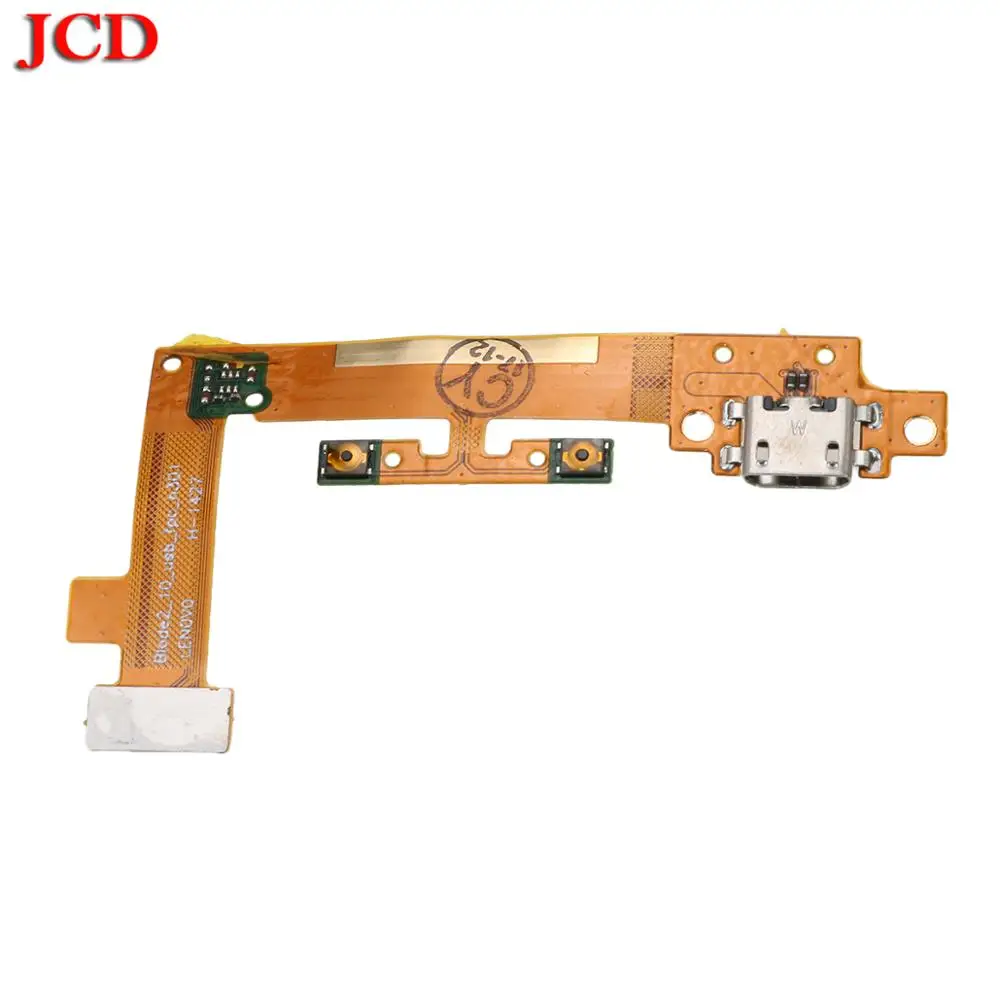 JCD USB зарядный порт док разъем гнездо Разъем Панель с кнопкой громкости гибкий