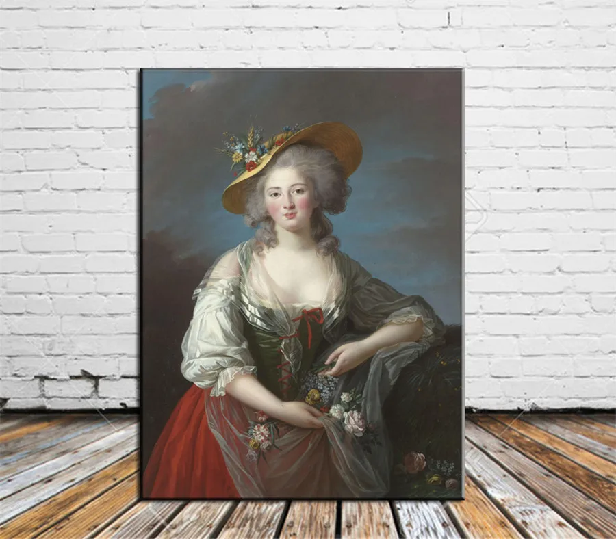 Marie Antoinette Французская революция Холст Картина гостиная домашний декор