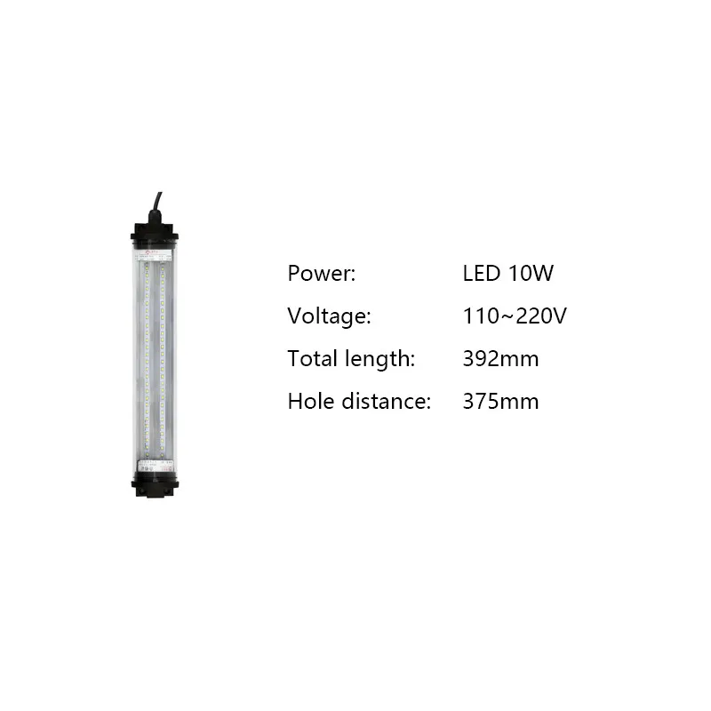 LED 10W 110-220V Водонепроницаемый светодио дный свет для гаража 8 Вт 40 Вт 24 В 220 В 1,25 м лампа для швейной машины промышленное освещение led светильник в гараж лампа для швейной машины освещение гаража icoco - Цвет: LED 10W 110-220V