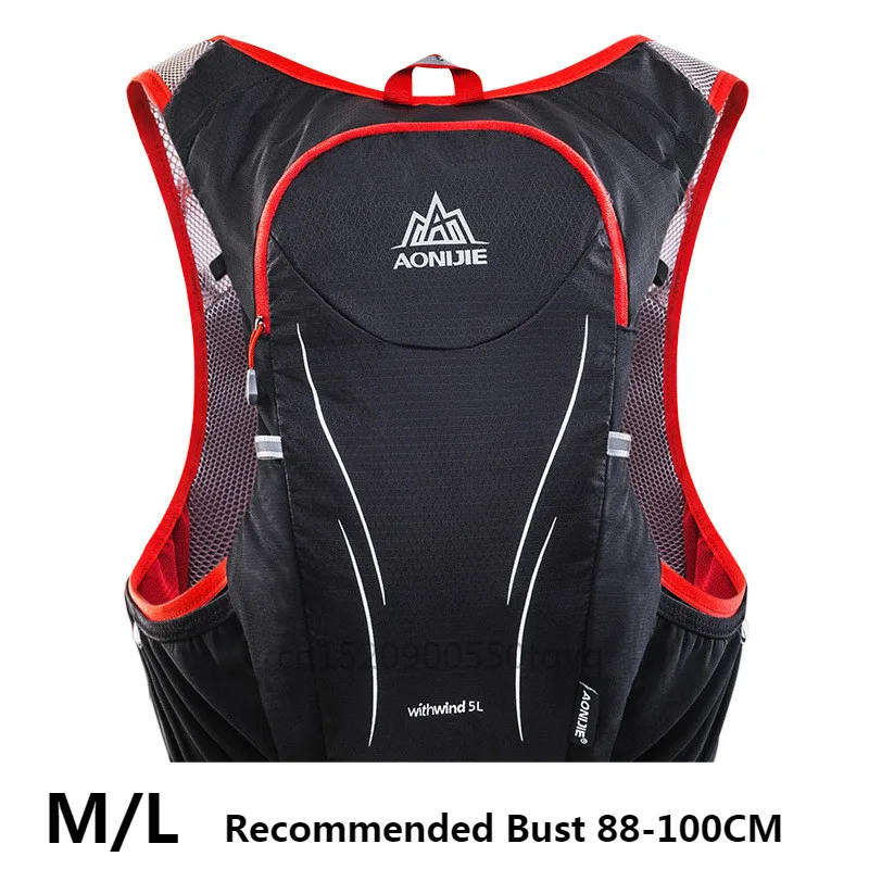 AONIJIE 5L открытый спортивный рюкзак женский мужской марафон 2L сумка для воды жилет рюкзак анти-обезвоживание воды Езда Туризм Бег - Цвет: 5