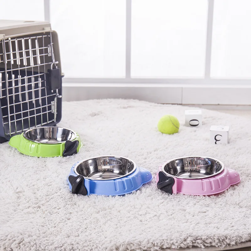 Кормушка для кошек с регулируемой высотой и диаметром 19 см, с краем, на который можно наступать, в новом стиле, экологичная и прочная.