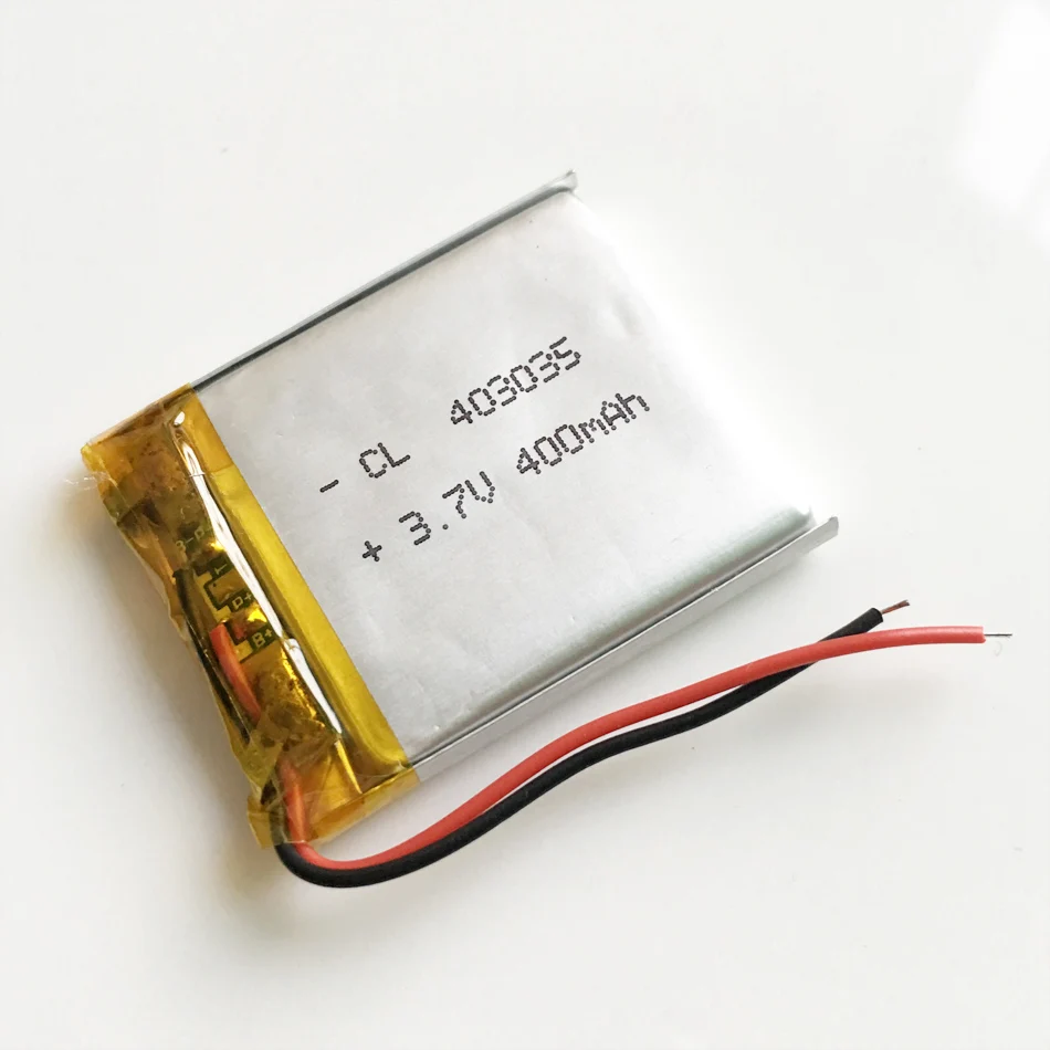 3,7 V 400mAh 403035 литий-полимерная аккумуляторная батарея для DIY Mp3 DVD камеры gps psp bluetooth электронная часть