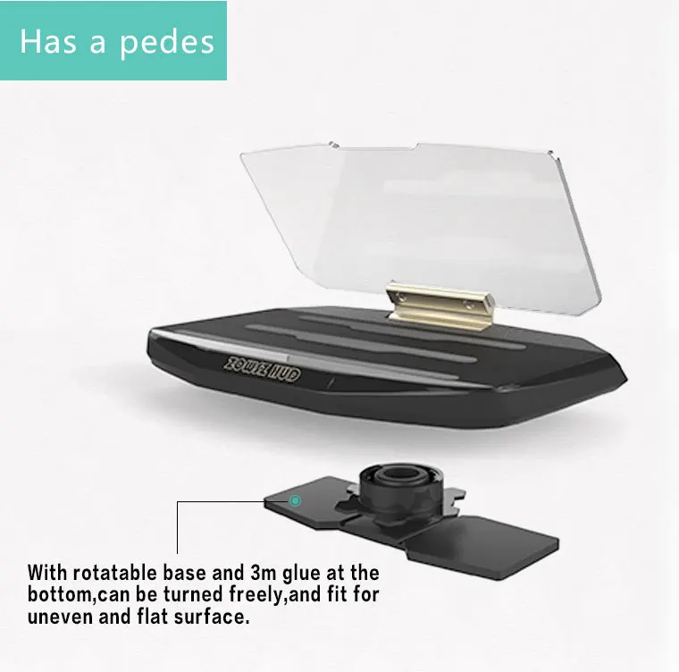 HUD car mobile Navigation bracket display Antislip handsfree refelct while drive Car Holder Projection For iPad iPhone others