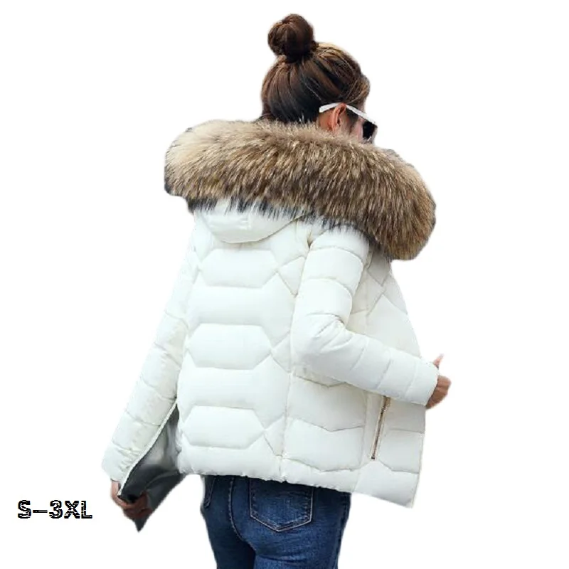 Парка женская зимняя с воротником из искусственного меха и капюшоном|parkas for