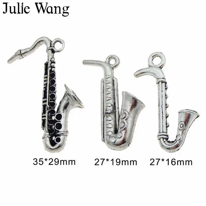 Амулеты для саксофона из сплава 6 шт.|Шармы| |