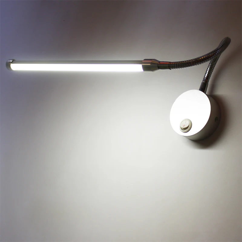 

Modern minimalist warm LED bedside lamp wall lamp bedroom corridors reading light adjustable switch
