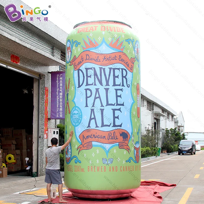 Индивидуальная модель 4 6 m надувная бутылка с пивом цифровой печатью рекламная