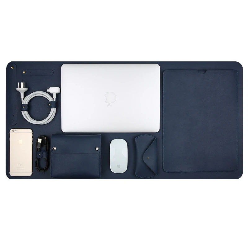 Синий 5 в 1 компл. Эксклюзивный дизайн модная сумка для ноутбука MacBook Air 11,6 дюймов/MacBook Air 12 дюймов/MacBook Pro/Air 15,4 дюймов - Цвет: Синий