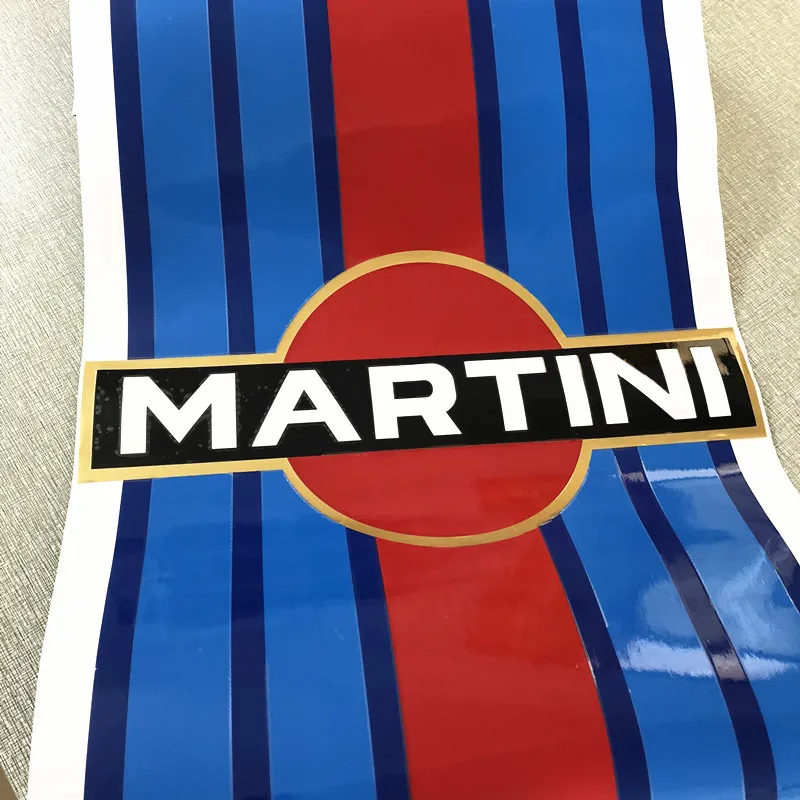 Для Porsche Panamera 911 Martini цветные гоночные полосы капот автомобиля хвост крыло крыша