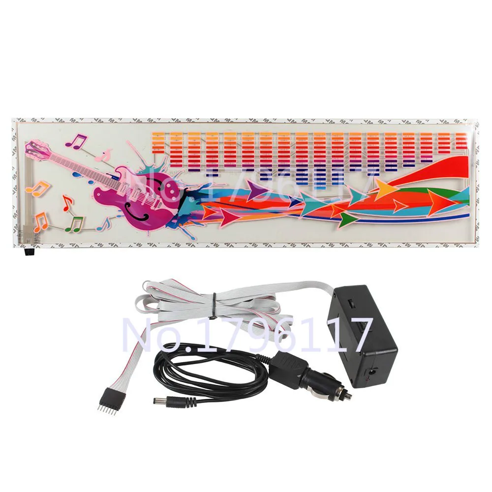 СВЕТОДИОДНЫЙ Автомобильный эквалайзер 90x25 см с активированной музыкой|music light|flash