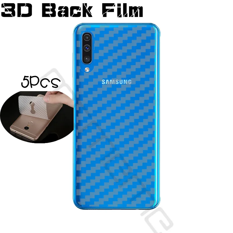 5 шт/3D защитная задняя пленка из углеродного волокна для Samsung Galaxy A60 A40S A30 A50 A70 A80 A20