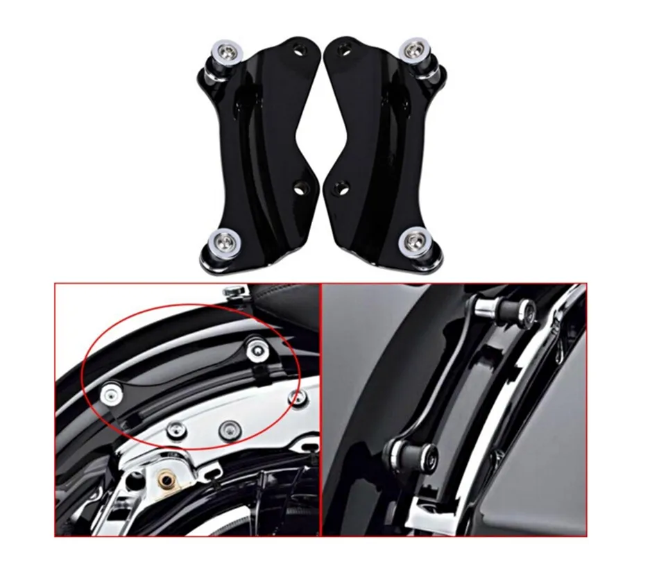 Aftermarket free shipping motorcycle parts Luggage Rack 4-point Docking Hardware Kit For Harley Davidson 2014-2019 Touring Road