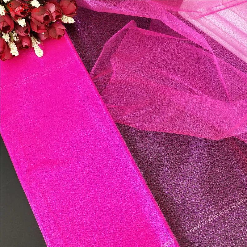 5 метров Тюль в рулонах для свадьбы украшение вечеринки рулон Ткань катушка пачка