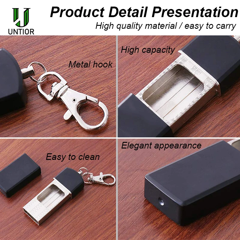 Бесцветная портативная пепельница для сигарет наружного использования