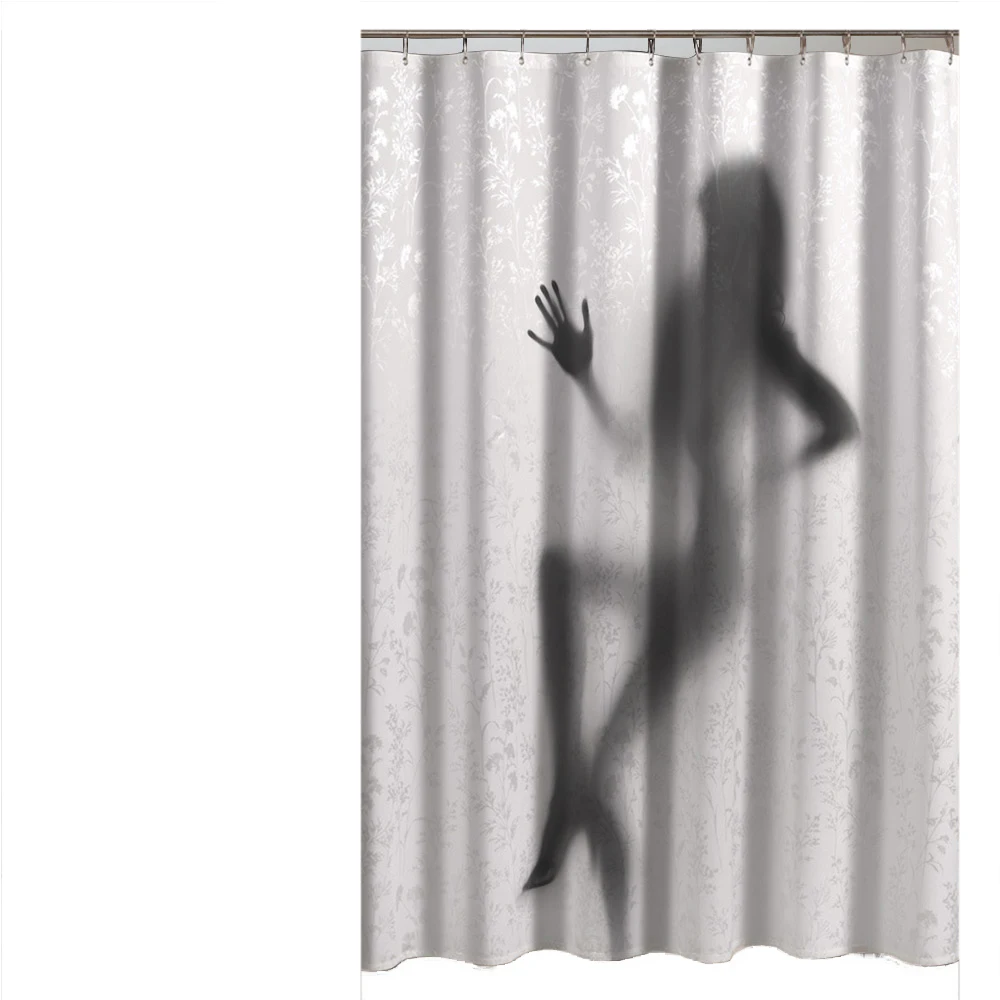 Сексуальная белая полиэфирная занавеска для душа s креативная Женская