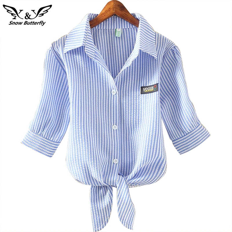 Новые женские Топы Мода 2019 женская блузка Летние шифоновые Повседневные рубашки