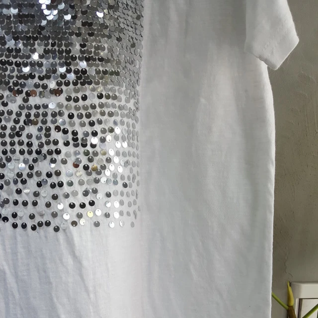 100% бамбукового волокна и хлопка с блестками футболка для женщин 2021 летние топы