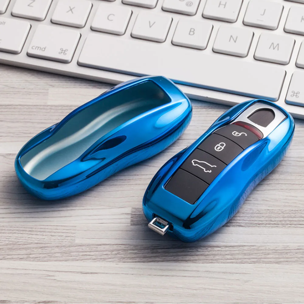 Автомобильный Стайлинг автомобильный чехол для ключей Porsche Cayenne Boxster 986 987 Panamera Macan