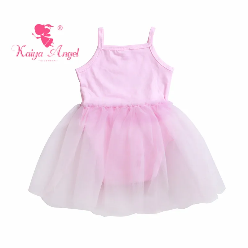 Kaiya Angel 2018 NB-8T Хлопковое платье с единорогом для маленьких детей светло-розовое