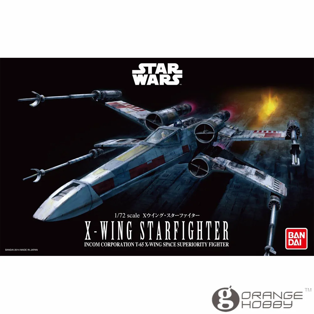 OHS Bandai Звездные войны 1/72 X-wing Звездный истребитель сборные модели комплекты oh