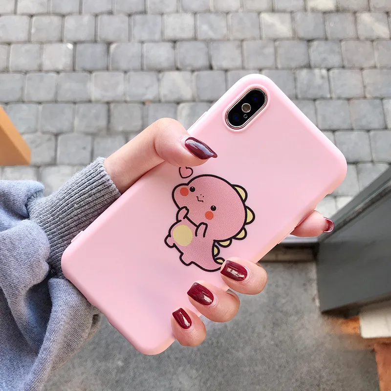 Милый мультяшный силиконовый чехол для Honor 8 9 10 Lite 8x V9 V10 V20 6c 6A Huawei P20 P30 Pro Nova 3e 4e Mate 20