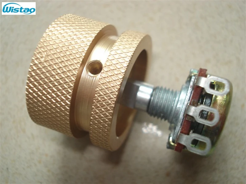 IWISTAO Solid Potentiometer Knob Whole Aluminum HIFI Amplifier Tube Volume Diameter 25mm High 18mm Anodizing DIY Free Shipping |