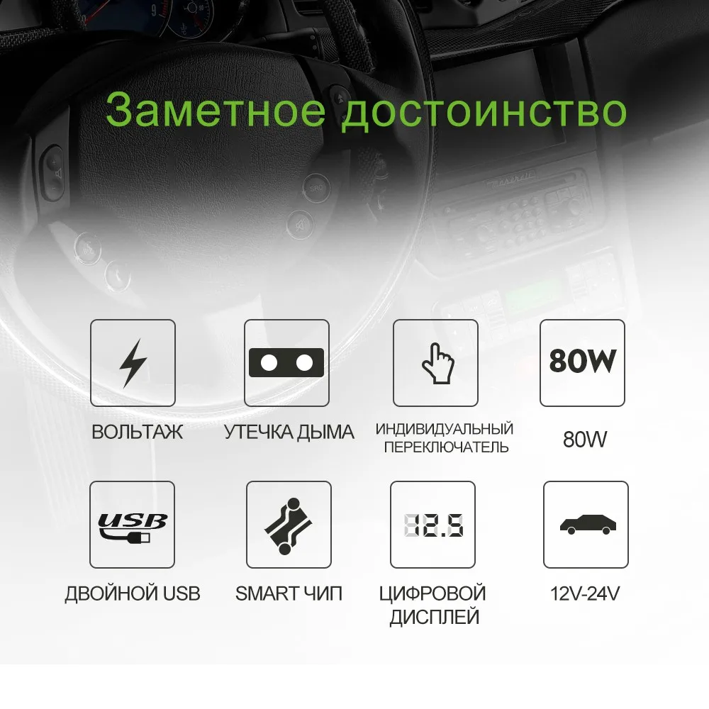2 способ Авто Разветвитель Прикуривателя Зарядное устройство 3.1A Dual USB Автомобильное Зарядное устройство Мощность адаптер для iPhone samsung gps видеорегистратор Cam
