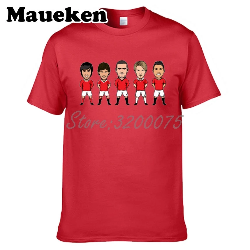 8 Мужская Легенда № 7 Eric Cantona Cristiano Ronaldo David Beckham Bryan Robson Джордж лучшая футболка для фанатов подарок футболка с круглым вырезом W0313007 - Цвет: 8