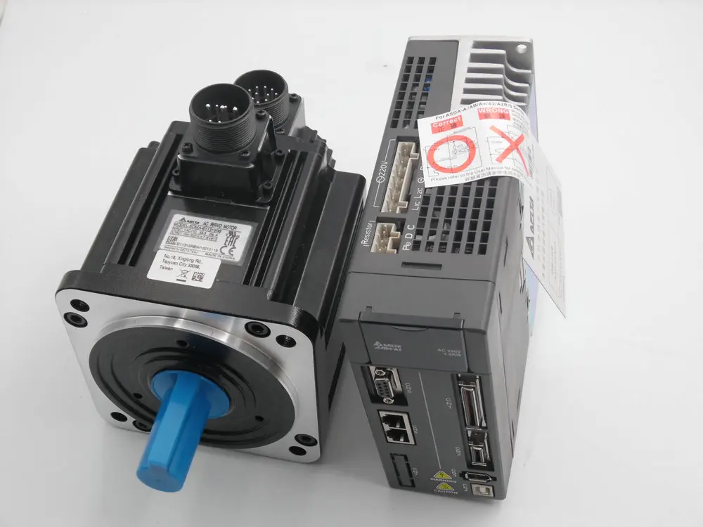 CNC 220V 1.5kW Delta AC Серводвигатель комплект системы 7.16NM 2000r/min 130 мм ECMA E11315RS + ASD A2 1521 M с