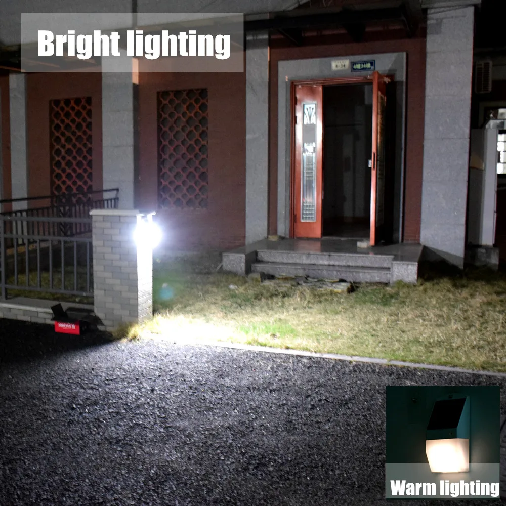 

Outdoor Solar Light LED With Radar Motion Sensor 25LED Bulbs Waterproof Bright Porch Lamp For Garden Porch Lighting