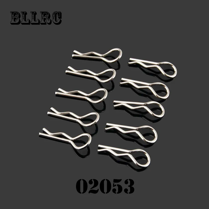 RC Car 10pcs Stainless Steel Body Clips Pins For Redcat Racing HPI Himoto HSP 02053 1/10 1/8 Shell Truck Buggy Toys | Игрушки и хобби