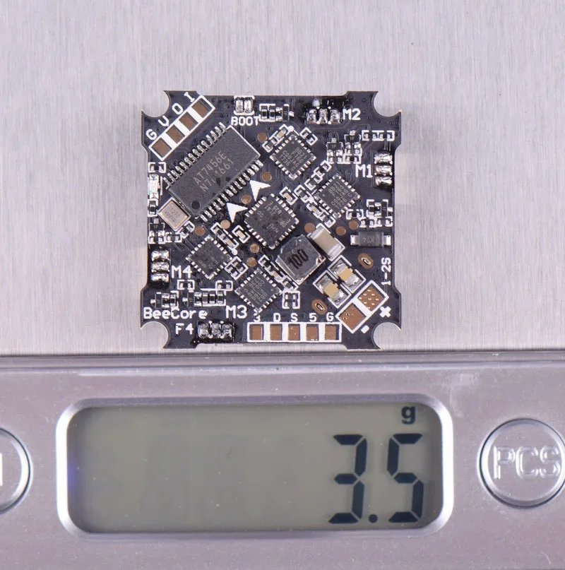 BeeCore F4 управление полетом Встроенный OSD интегрированный 1 2S 10A бесщеточный ESC