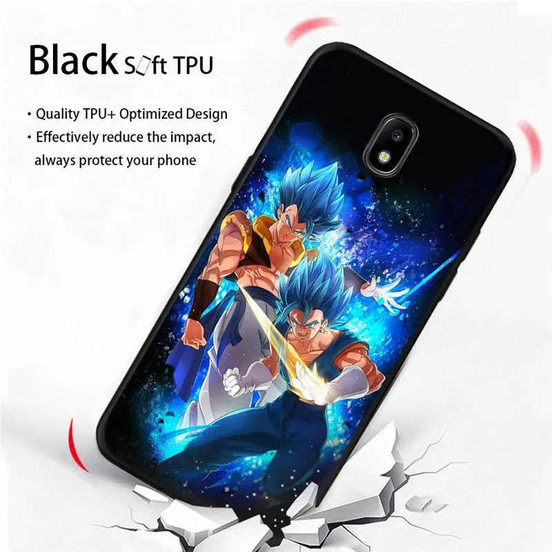 Dragon Ball Z Super DBZ Goku Модный чехол для samsung Galaxy J3 J5 J7 J2 Prime G530 J6 чехол для телефона мягкий чехол из ТПУ