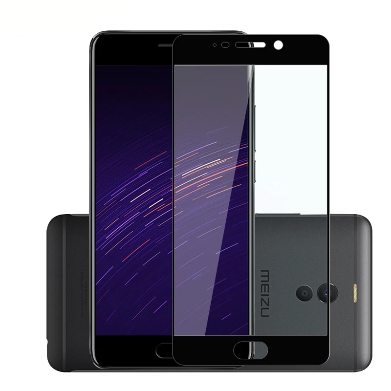 Закаленное стекло с полным покрытием для Meizu M6 Note Защитная пленка экрана