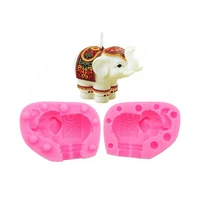 gadgets fondant molds elephant 3d flexible silicone mold candy chocolate mold soap polymer clay resin mold diy handmade