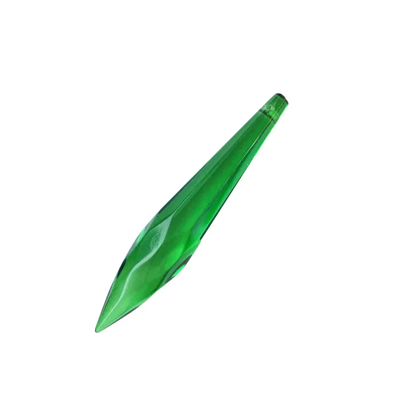 Многогранный изумруд 50 шт. 76 мм подвеска в форме сосульки для самостоятельного