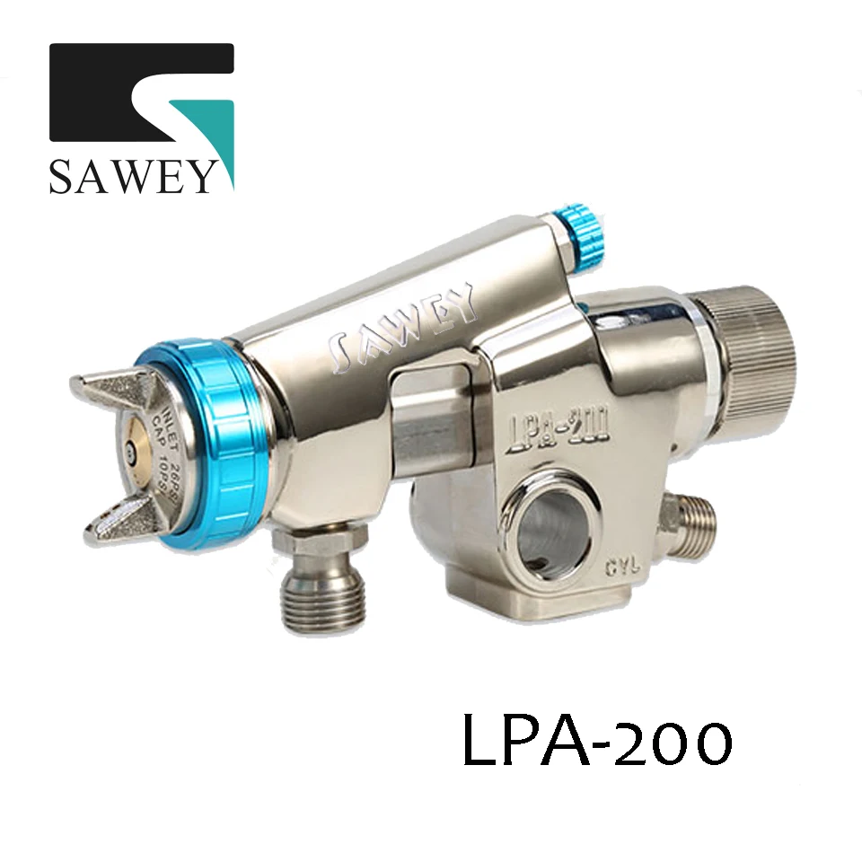 SAWEY LPA-200 1,2 мм низкого давления Автоматический Краскораспылитель HVLP, низкий уровень брызг, Премиум качество
