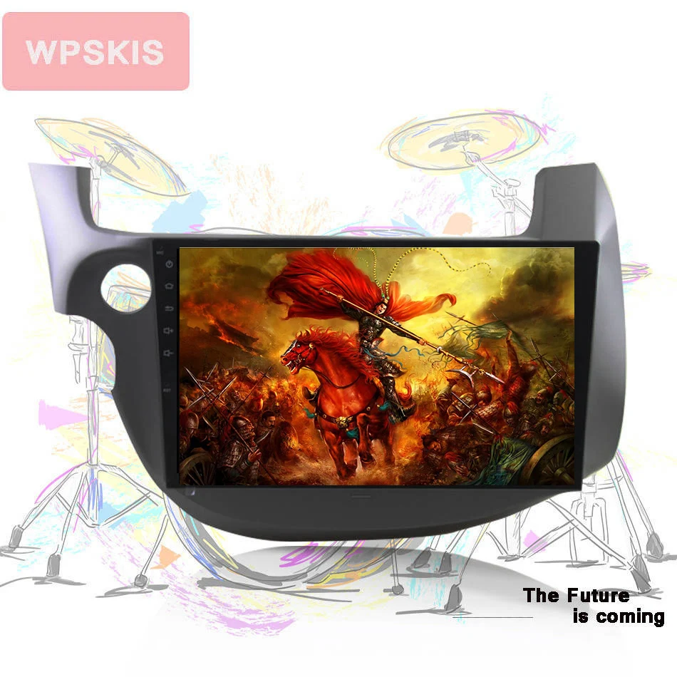 10 1 Android 0 автомобильный DVD GPS для HONDA FIT JAZZ 2007 2008 2009 2010 2012 2013 радио видео плеер 1280*720 RDS