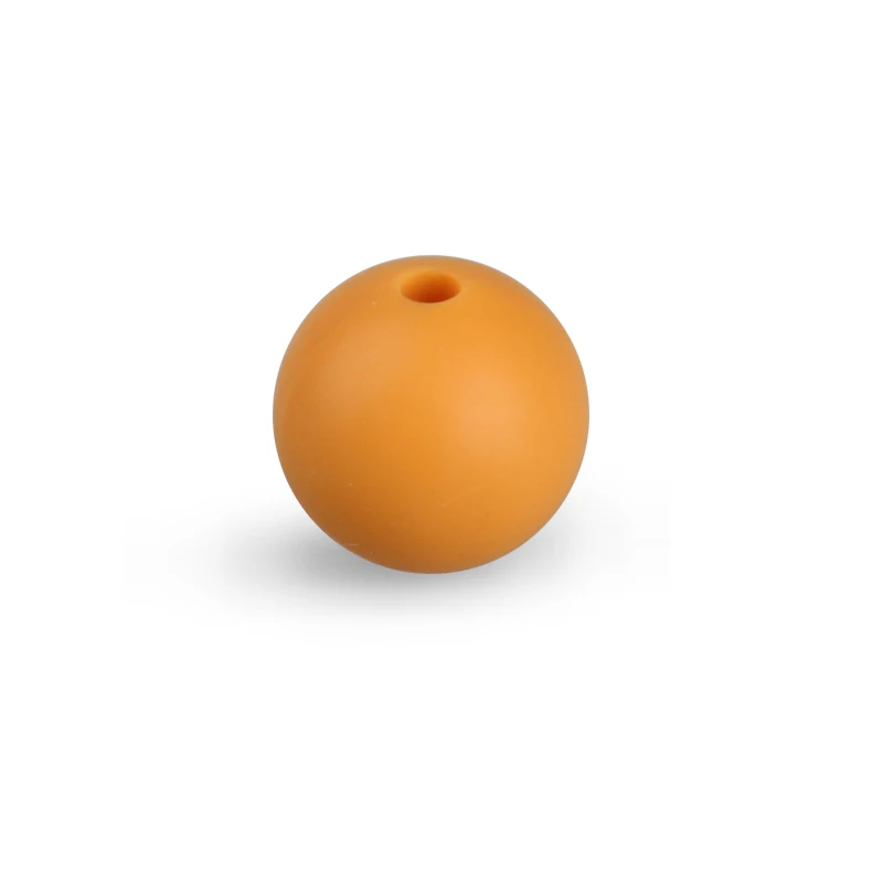 53 Mango KEEP& GROW 10 шт Круглые Силиконовые бусы 12 мм Детские DIY бусы-грызунки соска цепочка браслет украшения Прорезыватель для зубов аксессуары - Цвет: 53 Mango
