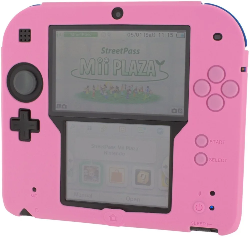 Разноцветный Мягкий силиконовый чехол для nintendo 2DS, защитный чехол, мягкий гелевый резиновый чехол для 2DS, аксессуары для игровой консоли